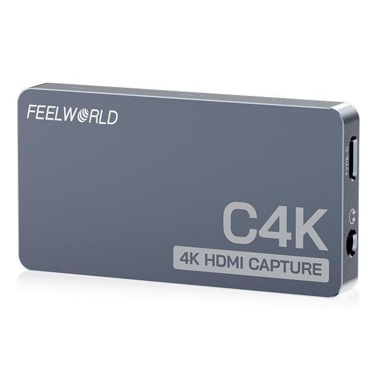 FEEWORLD C4K Video Capture 4K HDMI 60Hz In e Out USB-C Plug and Play per Streaming Gaming Videoconferenza FEEWORLD C4K Video Capture 4K HDMI 60Hz In e Out USB-C Plug and Play per Streaming Gaming Videoconferenza